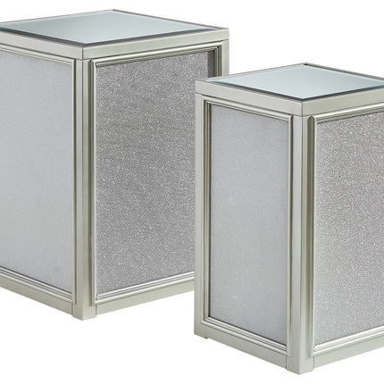Traleena - Nesting End Tables (Set of 2) - Silver Finish