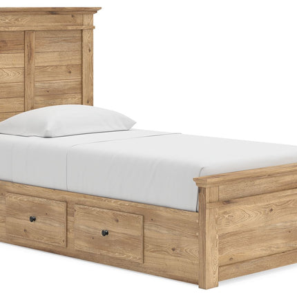 Makidern - Panel Storage Bed
