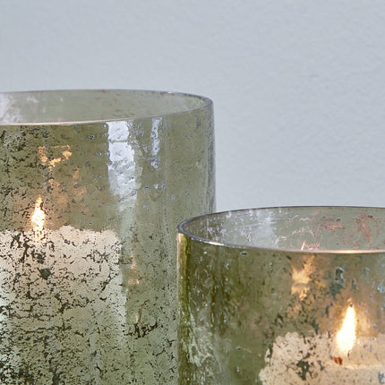 Clarkton - Candle Holder Set (Set of 2) - Green