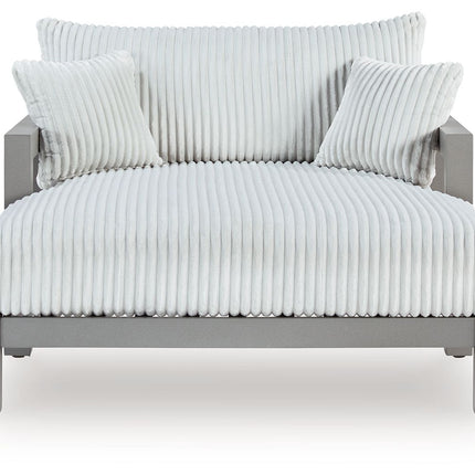Hurley Park - Chaise Lounge With Cushion - Gray