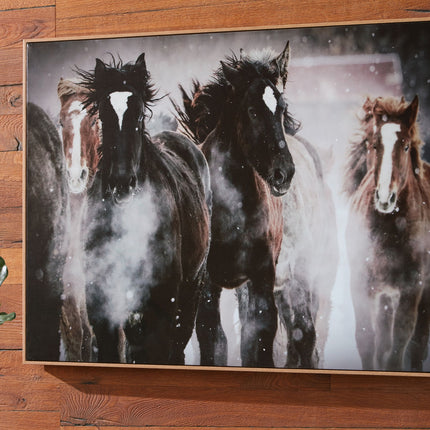 Chaseburn - Wall Art - Brown / Black / White