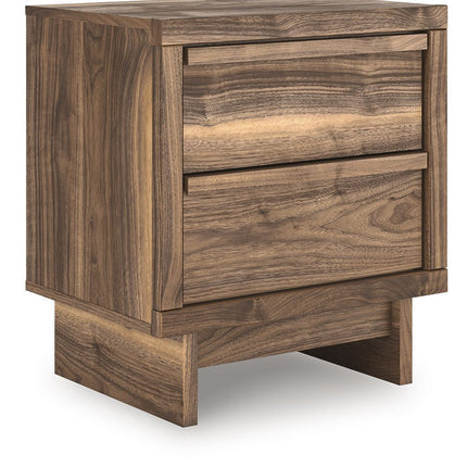 Chirason - Two Drawer Night Stand - Brown