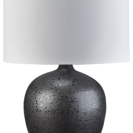 Ladstow - Ceramic Table Lamp  - Black