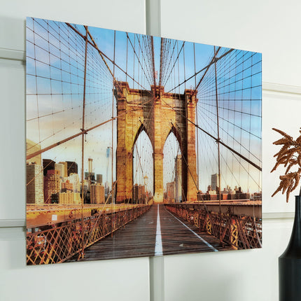 Shayward - Wall Art - Blue / Amber