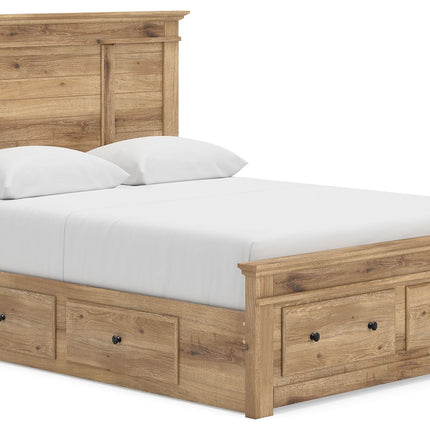 Makidern - Panel Storage Bed