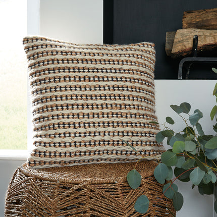Nealington - Pillow (Set of 4) - Brown / Black / White