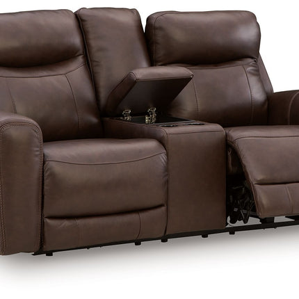 Gravier - Power Reclining Loveseat With Console / Adjustable Headrest - Cordova