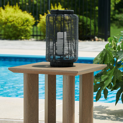 Serene Bay - Square End Table - Dark Brown