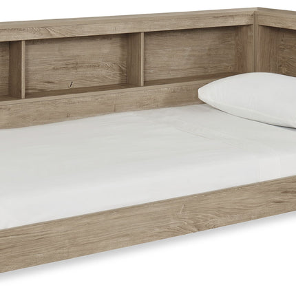 Oliah - Bookcase Storage Bed