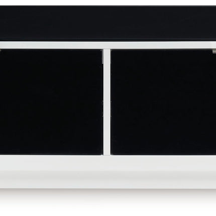 Gardoni - Rectangular Cocktail Table - White / Black