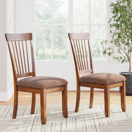Berringer - Dining UPH Side Chair (Set of 2) - Rustic Brown
