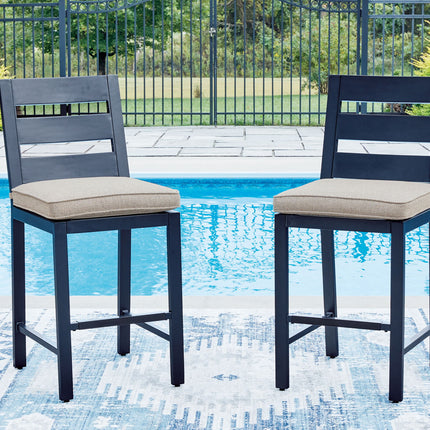 East Beach - Barstool (Set of 2) - Blue