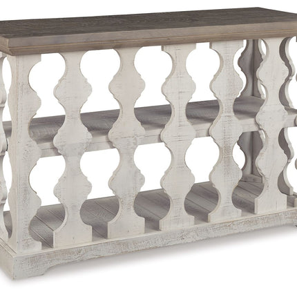 Havalance - Console Sofa Table - Gray / White