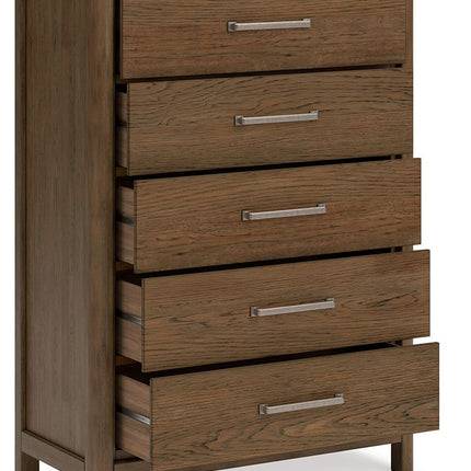 Cabalynn - Five Drawer Chest - Light Brown
