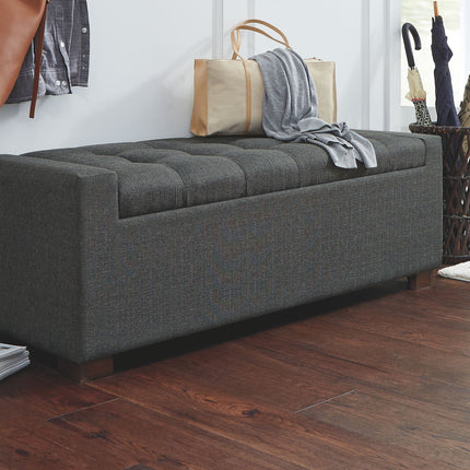 Cortwell - Storage Bench - Gray