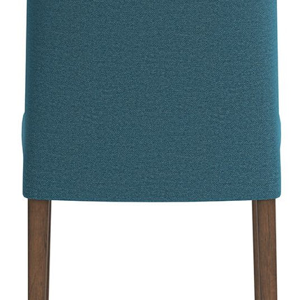 Lyncott - Dining Uph Side Chair (Set of 2) - Blue / Brown