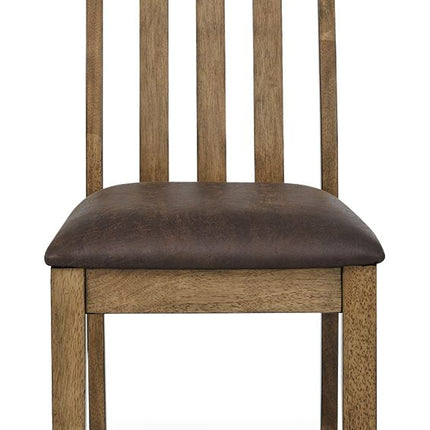 Urbinforte - Dining Upholstered Side Chair (Set of 2) - Light Brown