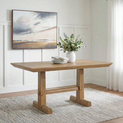 Ridgester - Rectangular Dining Room Counter Table - Light Brown