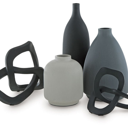 Leithick - Accessory Set (Set of 5) - Black / Tan / Gray