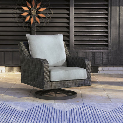 Elite Park - Swivel Lounge w/ Cushion - Gray