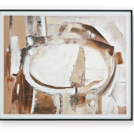 Bradlow - Wall Art - Brown / White / Black