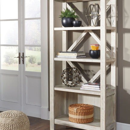 Carynhurst - Large Bookcase - Whitewash