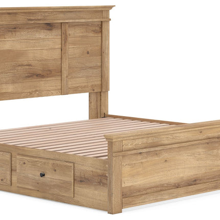 Makidern - Panel Storage Bed