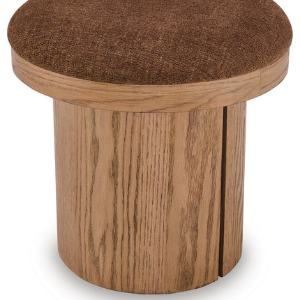 Lewisen - Accent Ottoman - Clay