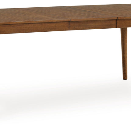 Lyncott - Rectangular Dining Room Extension Table - Brown