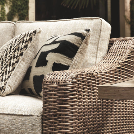 Beachcroft - RAF/LAF Loveseat w/Cush (Set of 2) - Beige