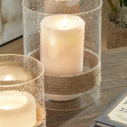 Eudocia - Candle Holder Set (Set of 2) - Clear