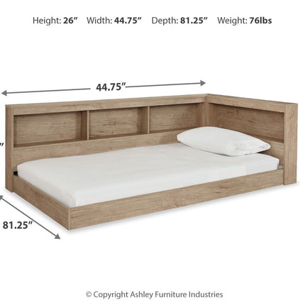 Oliah - Bookcase Storage Bed