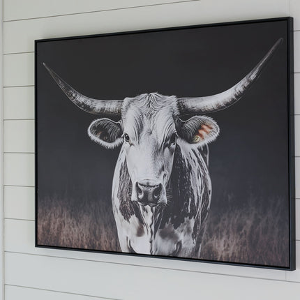 Harlandale - Wall Art - Black / White / Brown