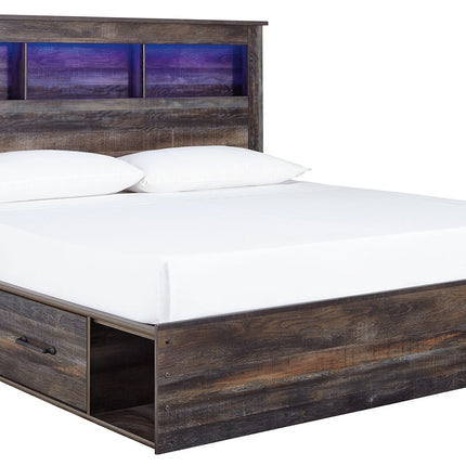 Drystan - Panel Bookcase Bed