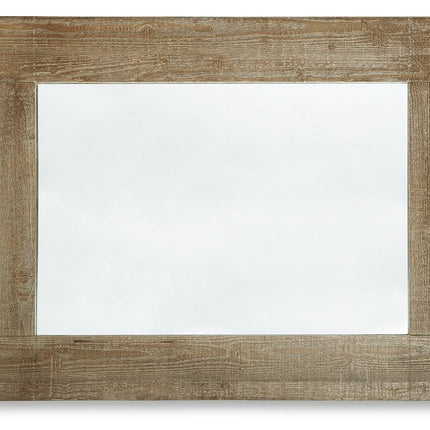 Waltleigh - Accent Mirror - Distressed Brown