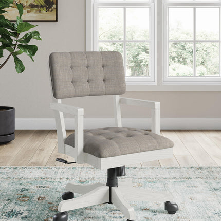 Robbinsdale - Home Office Desk Chair - Antique White