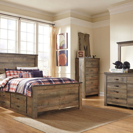 Trinell - Panel Bed