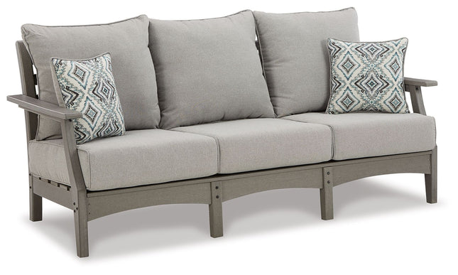 Visola - Sofa with Cushion - Gray
