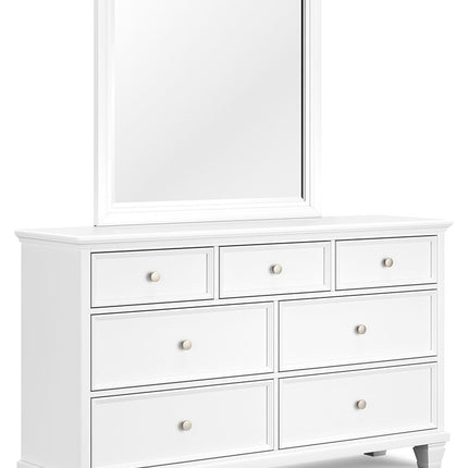 Fortman - Dresser And Mirror - White