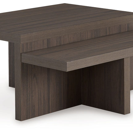Zendex - Occasional Table Set (Set of 2) - Brown