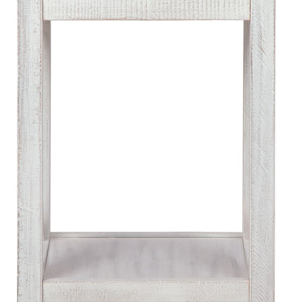 Adalane - Accent Table - White / Gray