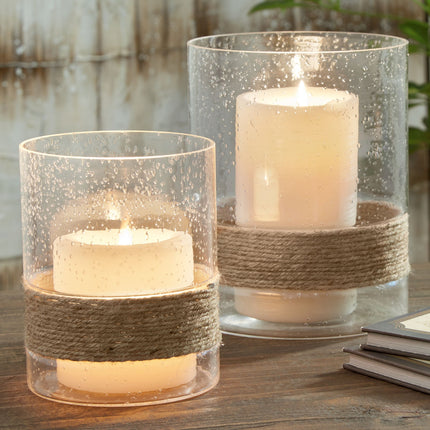 Eudocia - Candle Holder Set (Set of 2) - Clear