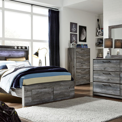 Baystorm - Panel Bedroom Set - Gray