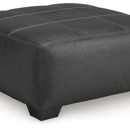Brixley Pier - Oversized Accent Ottoman - Graphite