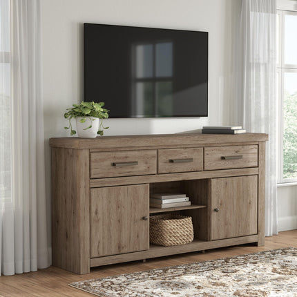 Garistyn - TV Stand With Fireplace Option