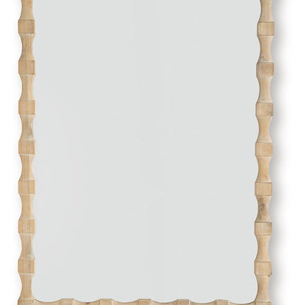 Acelmore - Accent Mirror - Light Brown
