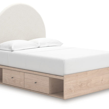 Arloster - Upholstered Panel Bed