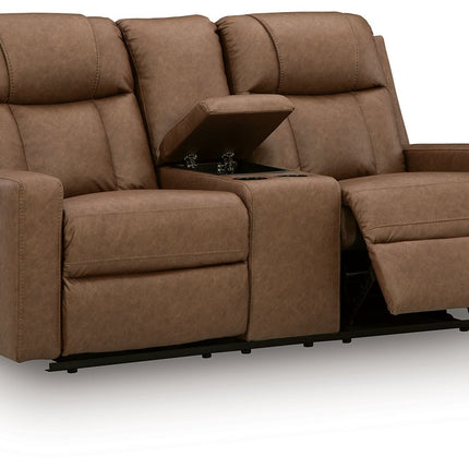 Mackmenville - Double Reclining Loveseat With Console