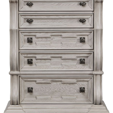 Bruchandi - Five Drawer Chest - Antique White