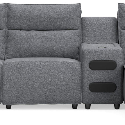 Modmax II - Reclining Sectional - Salt And Pepper